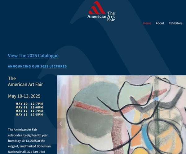 The American Art Fair 2025, New York NY USA - May 10 > 13, 2025 @americanartfair