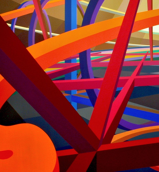 Al Held, Roberta’s Trip II (detail), 1986 © Al Held Foundation, Inc. Photo © White Cube (Theo Christelis). 
