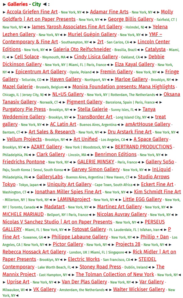 Art on Paper 2025, New York NY U.S.A. - September 4 > 7, 2025 @artMRKT