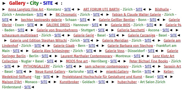 ArtSalon Zurich 2025 SWITZERLAND - October 23 > 26, 2025 @ArtSalonZurich