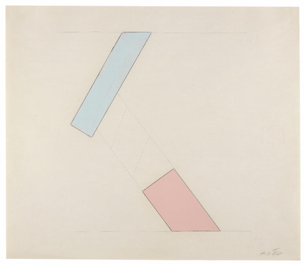 Keith Sonnier, Early Rutgers Drawing, 1966

Pencil, pen and collage on paper

18 1/8 x 22 1/8 inches