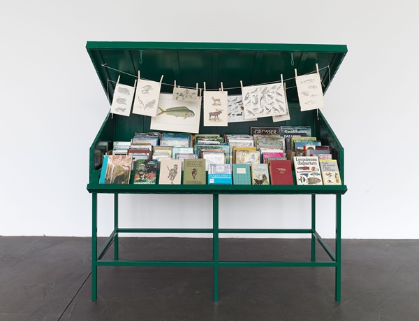 Mark Dion: Bookstall - The Natural World, 2015