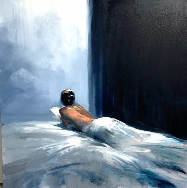 Craig Mooney, Indigo Dreams
oil on linen
46 x 46 inches