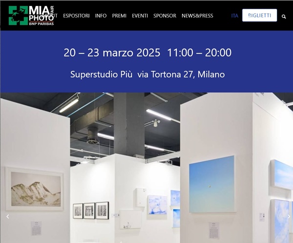 119 partecipants at MIA FAIR PHOTO 2025 Milan, italy - March 20 > 23, 2025 @MIAPhotoFair