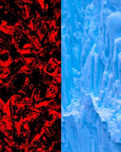 Robert Longo, Detail of 2024 Combines Untitled (Hunter) and Untitled (Pilgrim), 2024 © Robert Longo. Courtesy Pace and Thaddaeus Ropac gallery. 