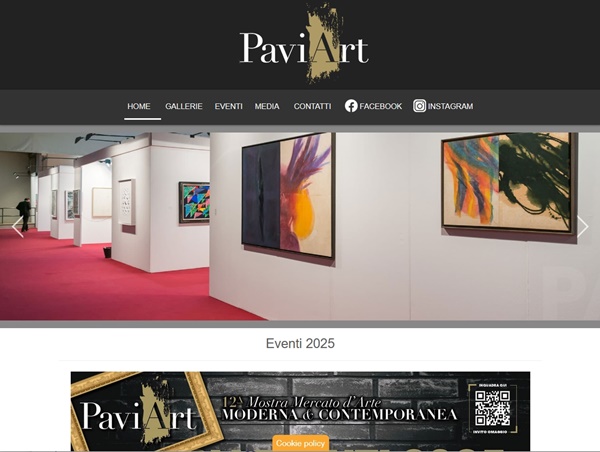 58 galleries at PaviArt 2025, Pavia ITALY - 11 > 13 April, 2025 @paviart.it