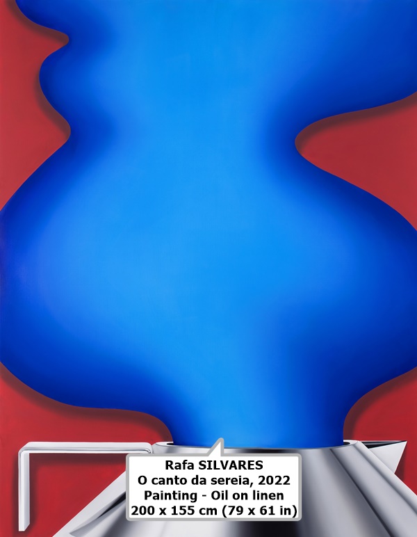 Rafa SILVARES
O canto da sereia, 2022
Painting - Oil on linen
200 x 155 cm (79 x 61 in)