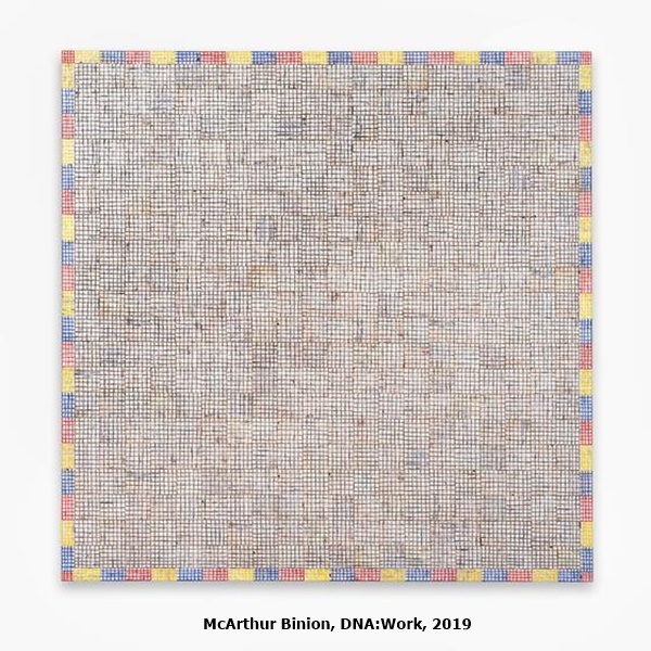 McArthur Binion, DNA:Work, 2019