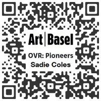 SADIE COLES HQ London, UNITED KINGDOM at Art Basel 2021, Basel SWITZERLAND -  VIEWING ROOM : Pioneer - March 24 > 27, 2021 @ArtBasel @SadieColesHQ
