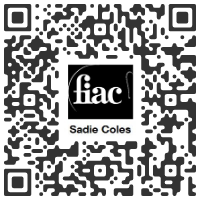 SADIE COLES HQ London, UNITED KINGDOM - fiac 2021 Paris FRANCE - VIEWING ROOM - March 4 > 7, 2021 @fiac @SadieColesHQ