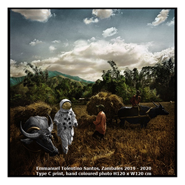 Emmanuel Tolentino Santos, Zambales 2019 - 2020
Type C print, hand coloured photo H120 x W120 cm