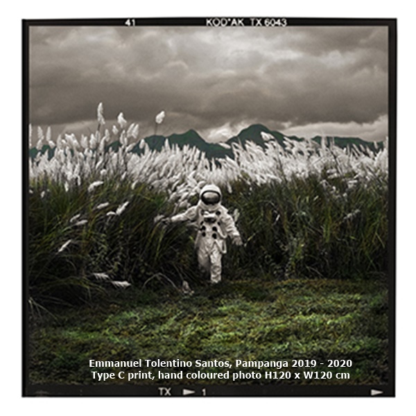 Emmanuel Tolentino Santos, Pampanga 2019 - 2020
Type C print, hand coloured photo H120 x W120 cm