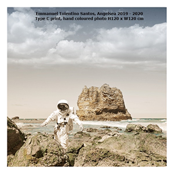 Emmanuel Tolentino Santos, Angelsea 2019 - 2020
Type C print, hand coloured photo H120 x W120 cm