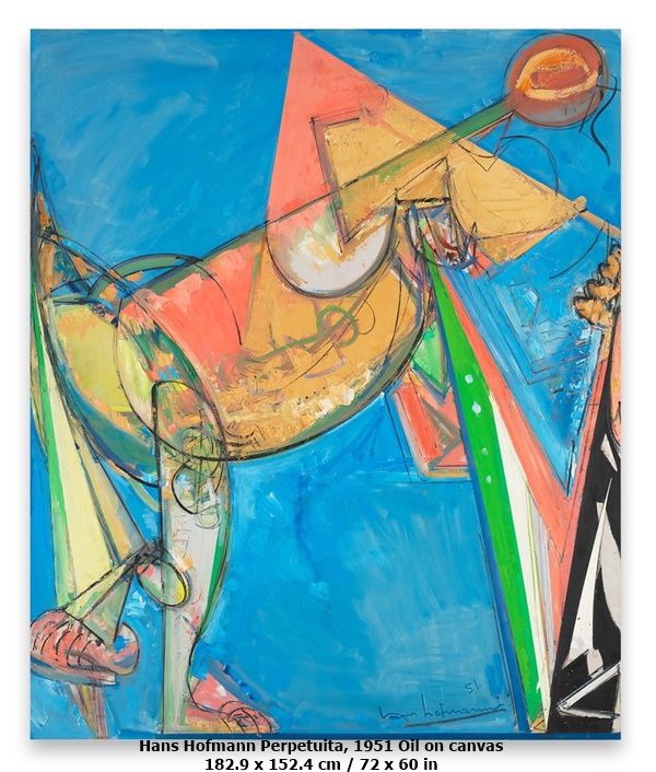 Hans Hofmann
Perpetuita, 1951
Oil on canvas
182.9 x 152.4 cm / 72 x 60 in