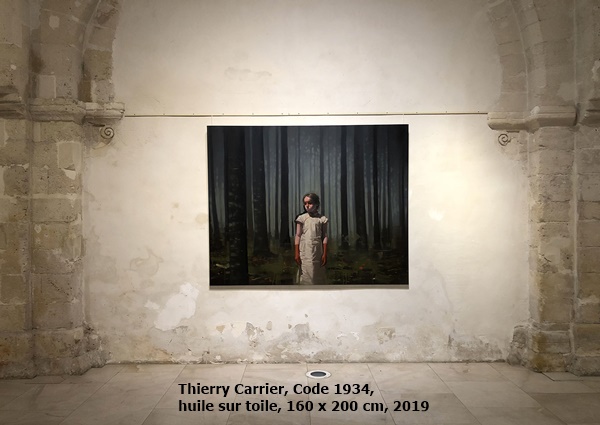 Thierry Carrier, Code 1934, 
huile sur toile, 160 x 200 cm, 2019