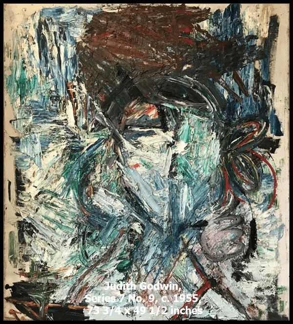 Judith Godwin, Series 7 No. 9, c. 1955, 73 3/4 x 49 1/2 inches