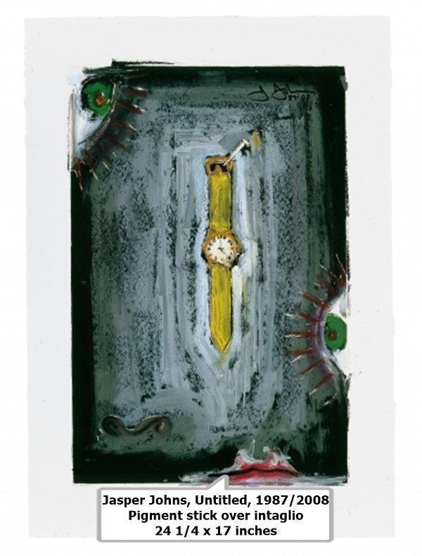 Jasper Johns, Untitled, 1987/2008

Pigment stick over intaglio

24 1/4 x 17 inches