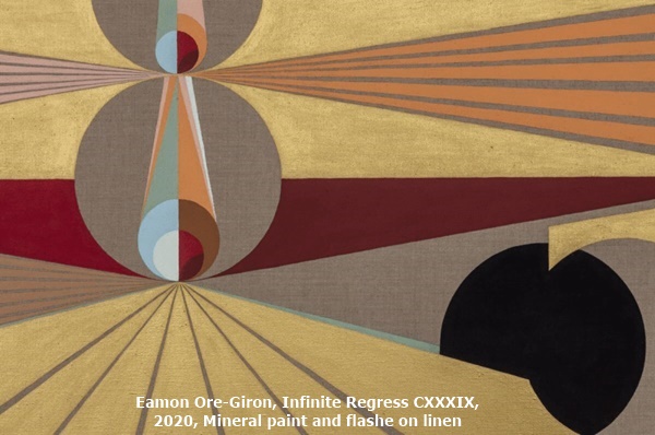 Eamon Ore-Giron, Infinite Regress CXXXIX, 2020, Mineral paint and flashe on linen