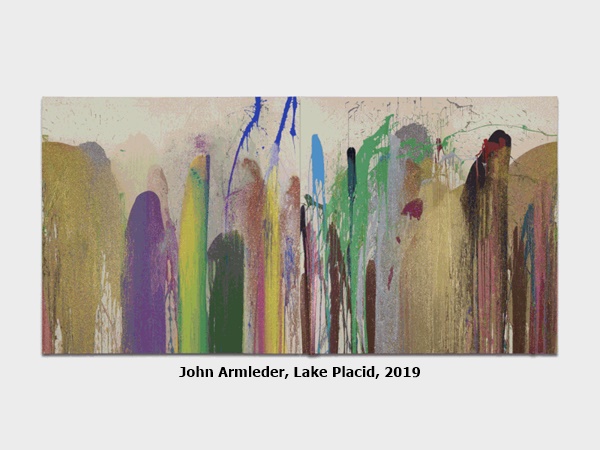 John Armleder, Lake Placid, 2019

