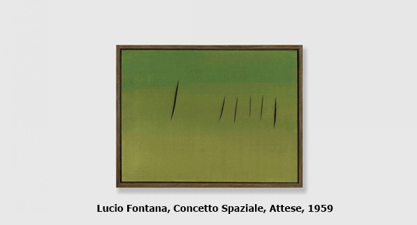 Lucio Fontana, Concetto Spaziale, Attese, 1959
