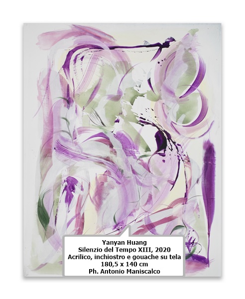 Yanyan Huang
Silenzio del Tempo XIII, 2020
Acrilico, inchiostro e gouache su tela
180,5 x 140 cm
Ph. Antonio Maniscalco

