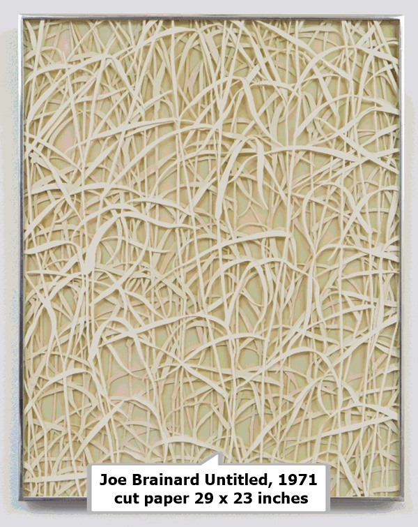 Joe Brainard Untitled, 1971 cut paper 29 x 23 inches
