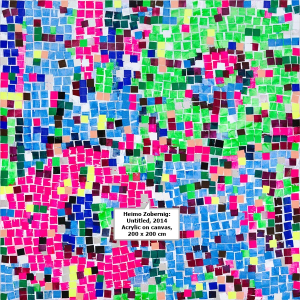 Heimo Zobernig: Untitled, 2014
Acrylic on canvas, 200 x 200 cm