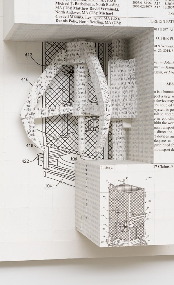 Simon Denny : Worker Cage Document Reliefs