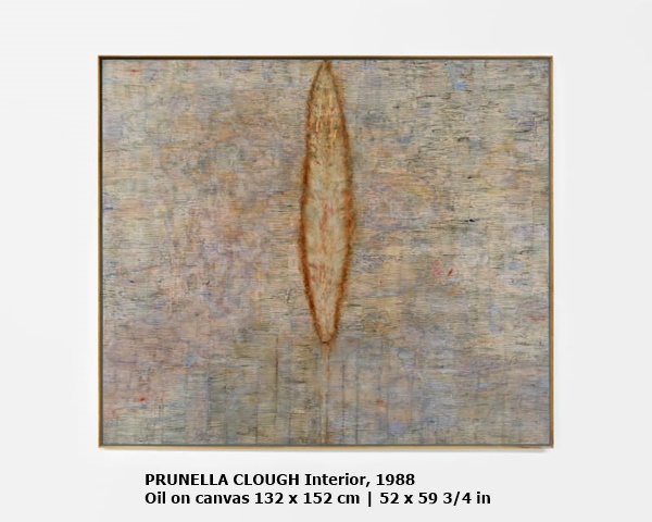 PRUNELLA CLOUGH Interior, 1988
Oil on canvas 132 x 152 cm | 52 x 59 3/4 in 