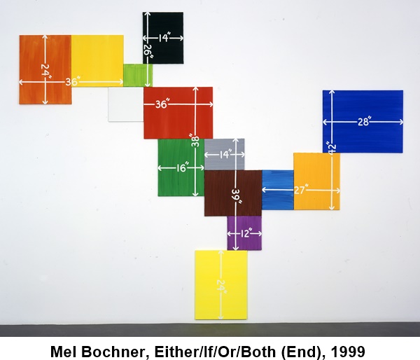 Mel Bochner, Either/If/Or/Both (End), 1999