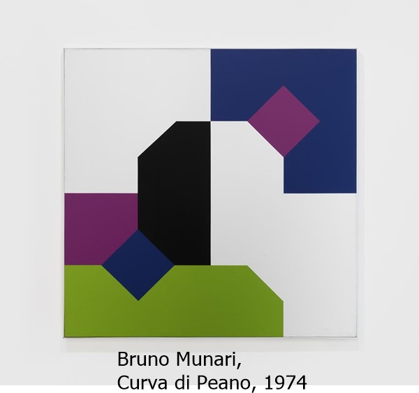 Bruno Munari, Curva di Peano, 1974