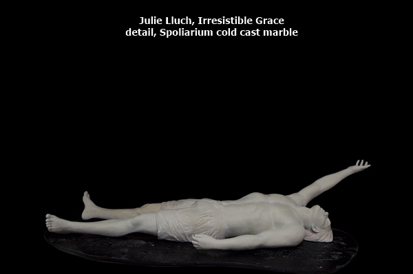 Julie Lluch, Irresistible Grace 
detail, Spoliarium cold cast marble
