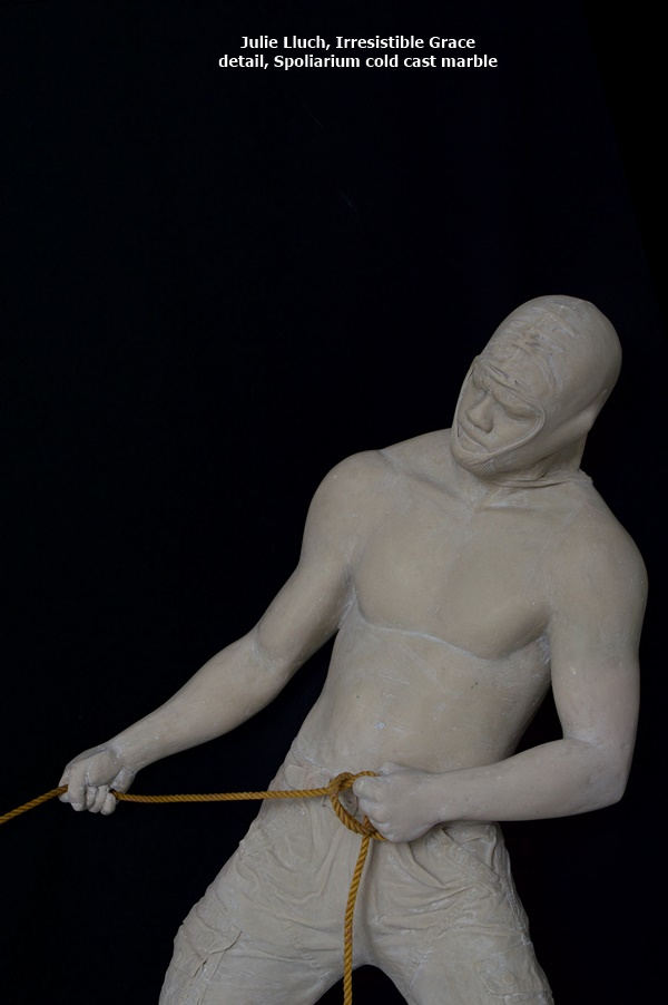 Julie Lluch, Irresistible Grace 
detail, Spoliarium cold cast marble