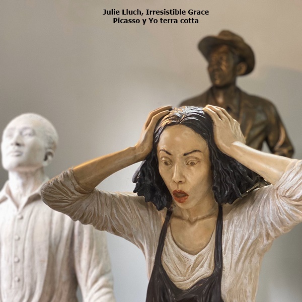 Julie Lluch, Irresistible Grace 
Picasso y Yo terra cotta