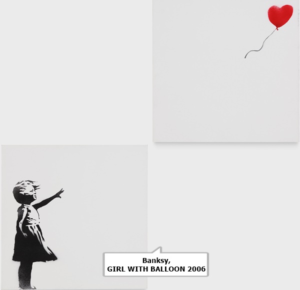 Banksy,GIRL WITH BALLOON 2006
