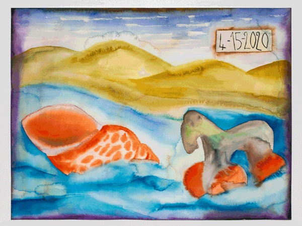 Francesco Clemente : Beauty Without Witness, April 2020