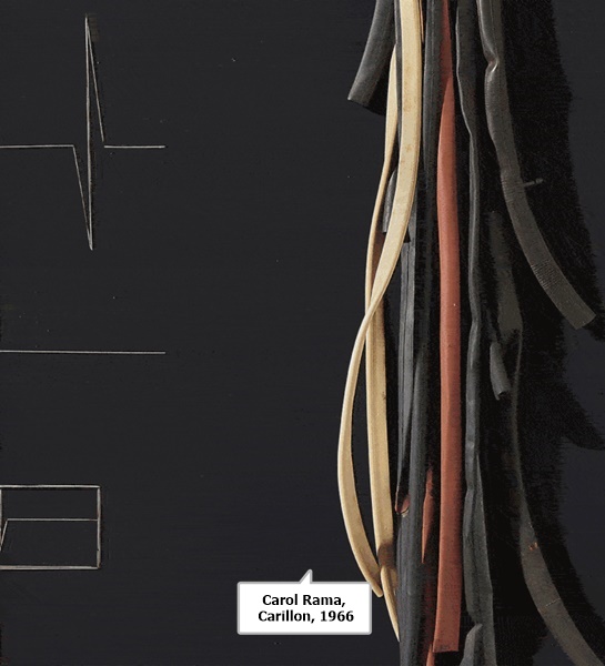 Carol Rama, Carillon, 1966
