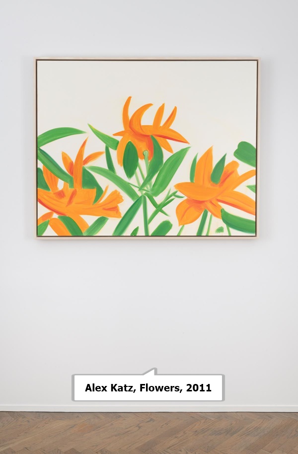 Alex Katz, Flowers, 2011