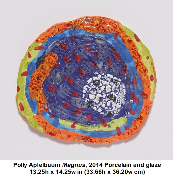 
Polly Apfelbaum

Magnus, 2014

Porcelain and glaze

13.25h x 14.25w in (33.66h x 36.20w cm)