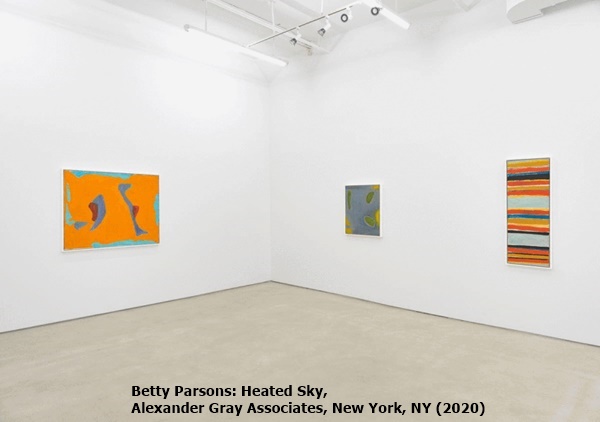 Betty Parsons: Heated Sky, Alexander Gray Associates, New York, NY (2020)