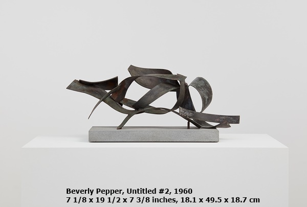 Beverly Pepper, Untitled #2, 1960
7 1/8 x 19 1/2 x 7 3/8 inches, 18.1 x 49.5 x 18.7 cm
