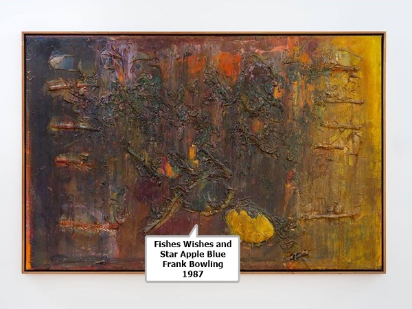 Fishes Wishes and Star Apple Blue
Frank Bowling
1987