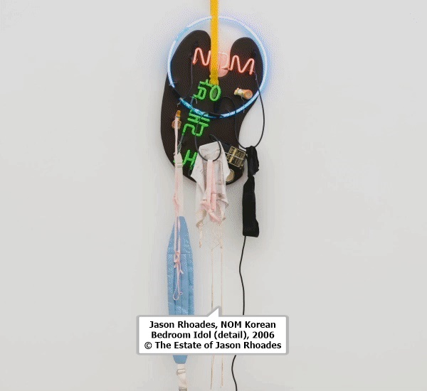 Jason Rhoades, NOM Korean Bedroom Idol (detail), 2006 © The Estate of Jason Rhoades
