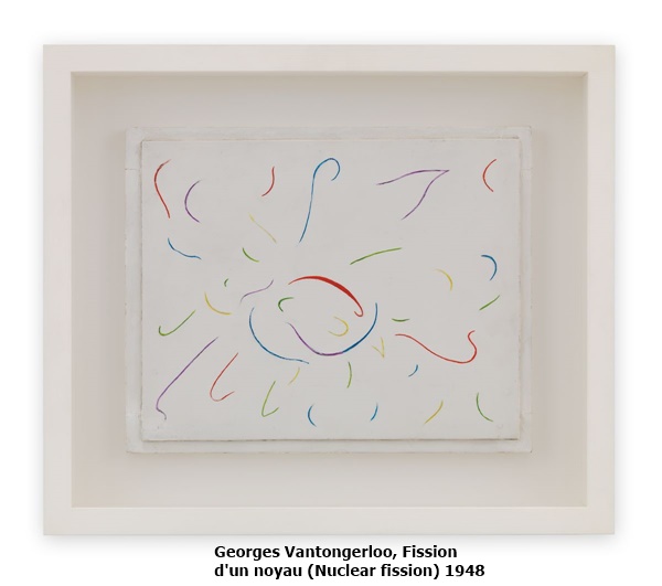 Georges Vantongerloo, Fission d'un noyau (Nuclear fission) 1948

