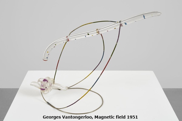 Georges Vantongerloo, Magnetic field 1951 