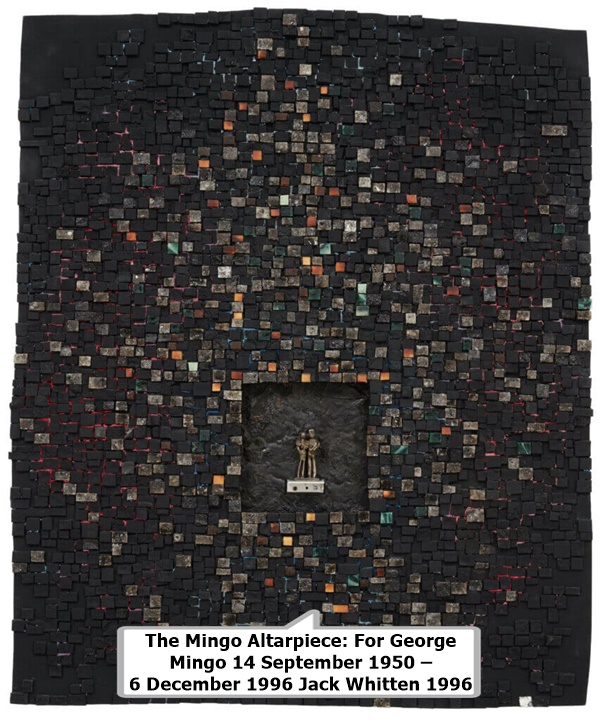 The Mingo Altarpiece: For George Mingo 14 September 1950 – 6 December 1996
Jack Whitten
1996
