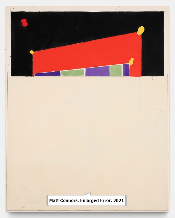 Matt Connors, Enlarged Error, 2021