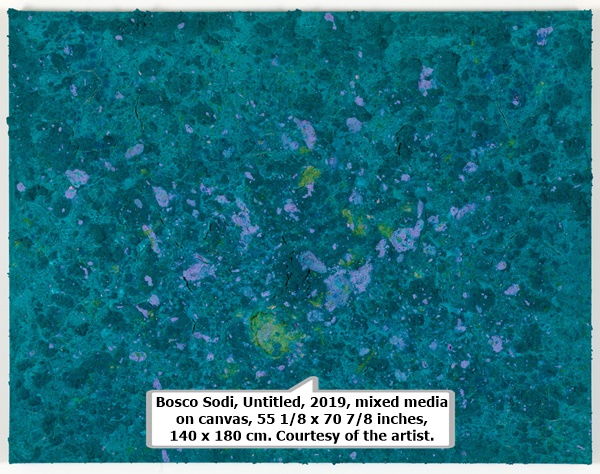 Bosco Sodi, Untitled, 2019, mixed media on canvas, 55 1/8 x 70 7/8 inches, 140 x 180 cm. Courtesy of the artist.