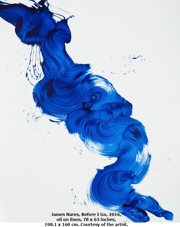 James Nares, Before I Go, 2016, oil on linen, 78 x 63 inches, 198.1 x 160 cm. Courtesy of the artist.