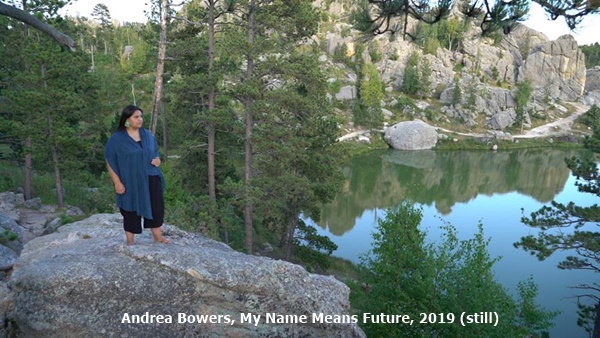 Andrea Bowers, My Name Means Future, 2019 (still)